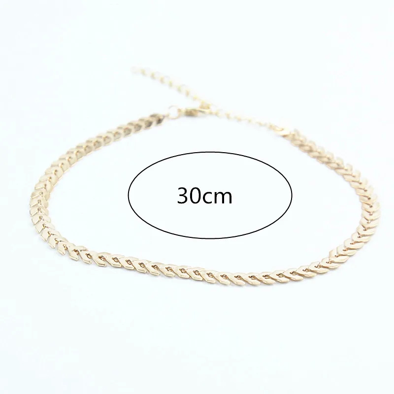 Ожерелье чокер с цепочкой в виде листьев 2017 модное богемное ювелирное изделие