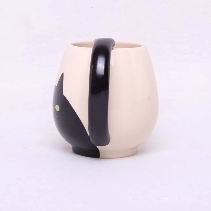 Zakka Мультяшные милые животные кошка креативная керамическая молочная чайная чашка кофе nespresso кружка caneca taza фарфор Сублимация Муми-троллей подарки