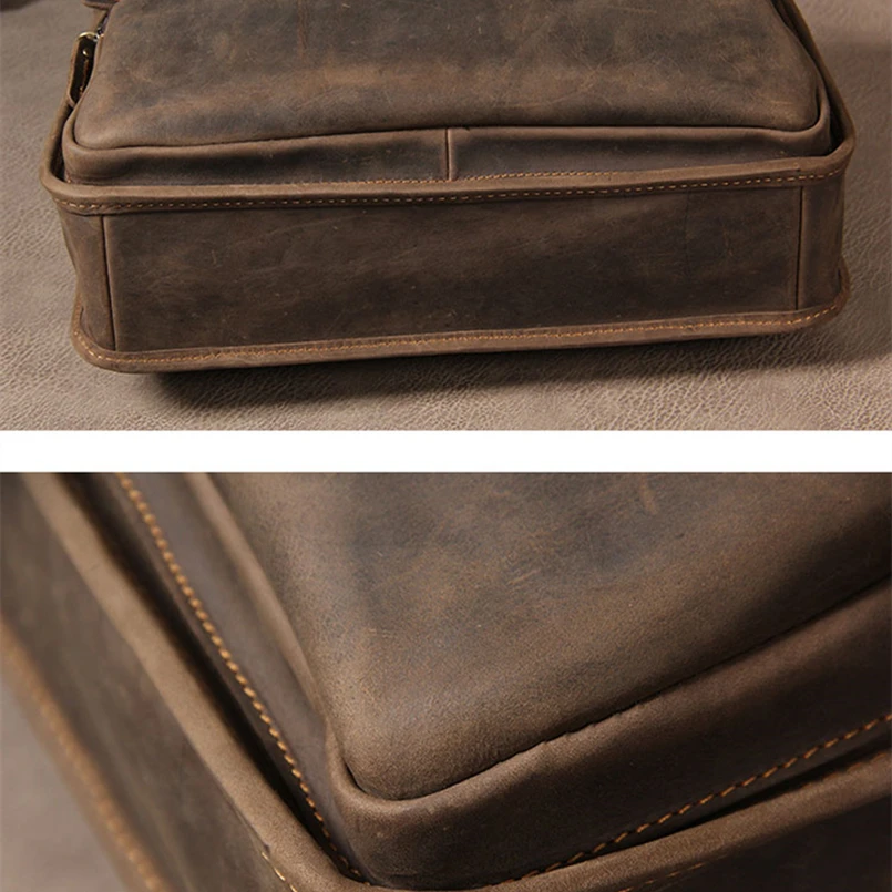 Портфель мужской из воловьей кожи под ноутбук 14 дюймов|Мужские портфели| |