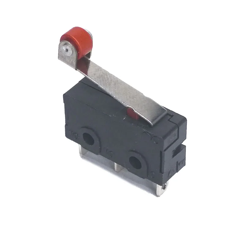 10 pcs/lot KW11 Pulley 3 Pin 250V 5A Metal Micro Switch Bouton Poussoir Interrupteur Push Button | Строительство и ремонт
