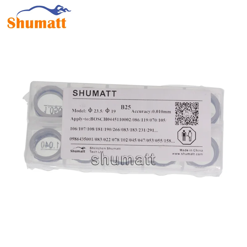 100 шт. детали для топливного инжектора серии 110 диапазон толщины 1 000-1 090 мм |