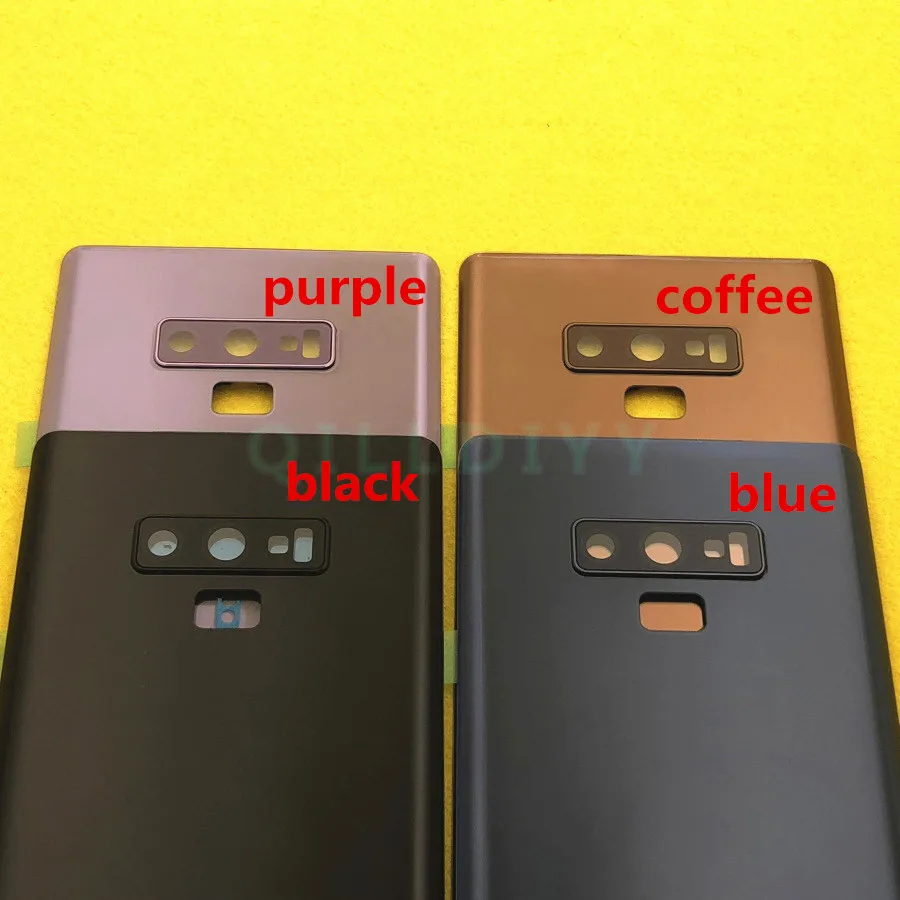 ААА+ качество Note9 Батарея Стекло задняя крышка для samsung Galaxy Note 9 N960 N960F задняя дверь Корпус крышка с Камера объектив+ инструмент