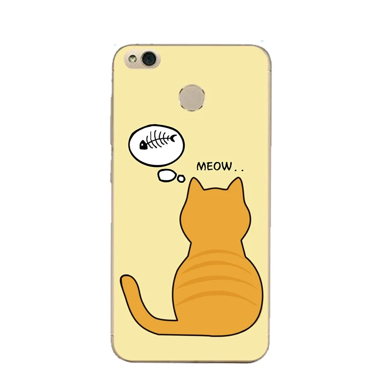 Cartoon Cat F Soft Clear TPU Phone Case For xiaomi redmi 4x 4a note5a note4x 5s mi6 note3 Dog Cover Free Shipping | Мобильные