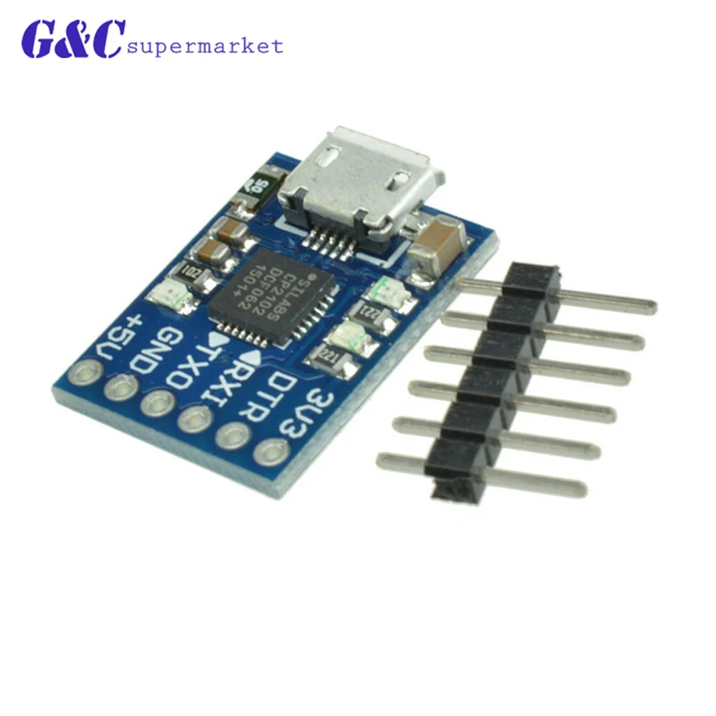 CJMCU CP2102 микро USB к UART TTL модуль 6Pin серийный преобразователь STC Замена FT232 новый для