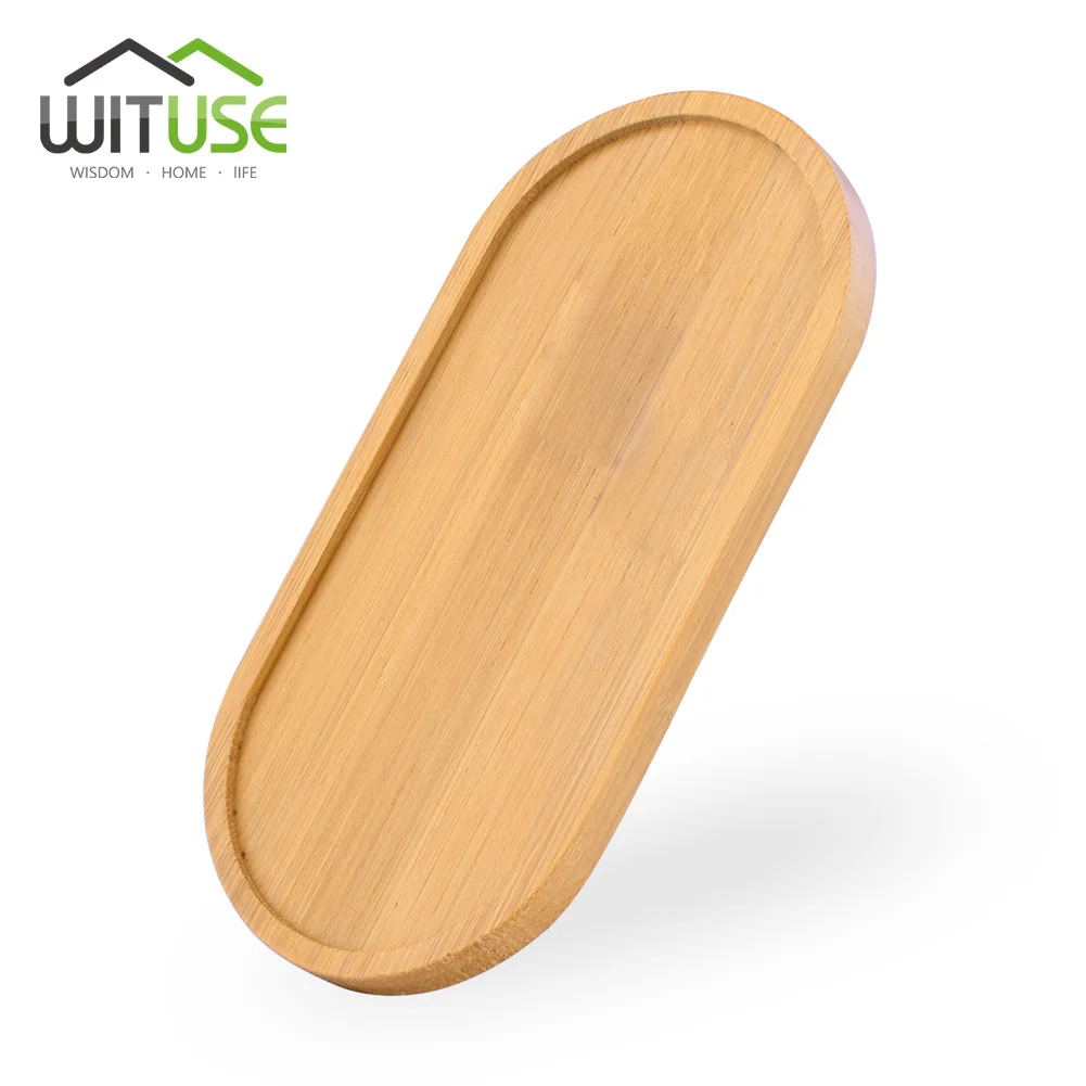 NO.7 oval WITUSE настольные бонсай горшки бамбуковые подставки Цветочные плантаторы поднос бамбуковые изделия папоротник суккулент Плантатор цветочный горшок глазурованная коробка поднос - Цвет: NO.7 oval
