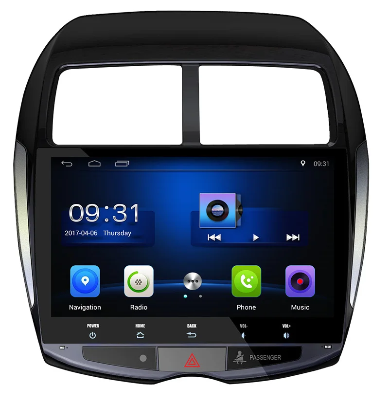 10 1 &quot2 + 32 ГБ Android 7 0 автомобильный dvd плеер для Mitsubishi ASX 2010 2012 с GPS навигацией Радио BT