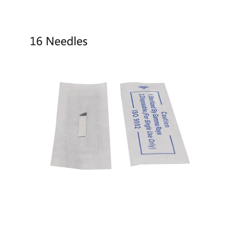 

Tattoo Needle 50Pieces 16Pin RL Sterilized Stainless Steel 3D Tattoo Embroidery Eyebrow Permanent Makeup Needles Blade Hot Sale