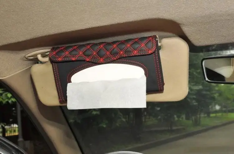 Автомобильный козырек tissue box автомобильные аксессуары буфер обмена коробка салфеток Держатель автозапчасти