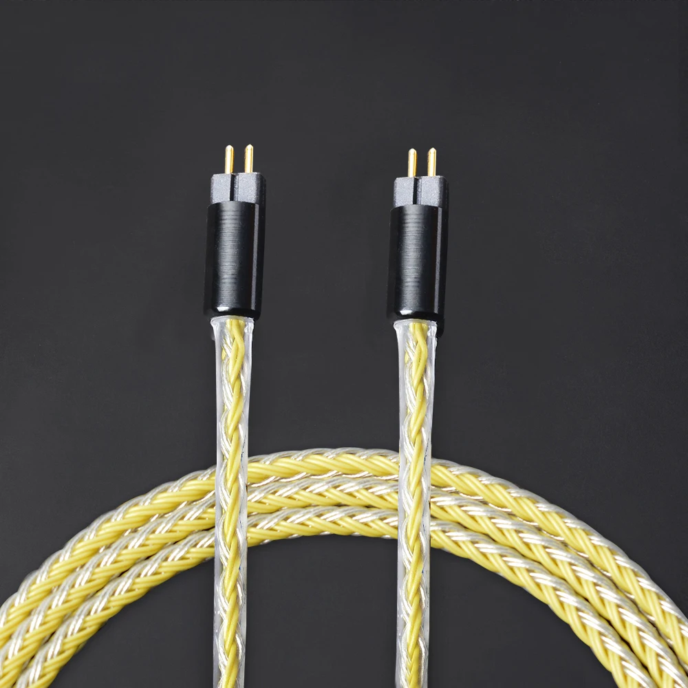 Ручной работы DIY 0,78 мм 2,5 сбалансированный 2 Pin 8 ядер замена кабель наушников обновлен с функцией подачи Хай-Фай музыки и шнур для UE18 JH13 16 UM3X W4R