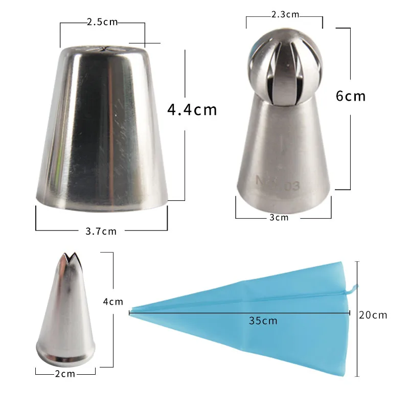 

16pcs/Set Russian Tulip Icing Piping Tips Nozzles Set Flower Rose Cream Pastry Bag Tips Fondant Cupcake Cake Decorating Tools