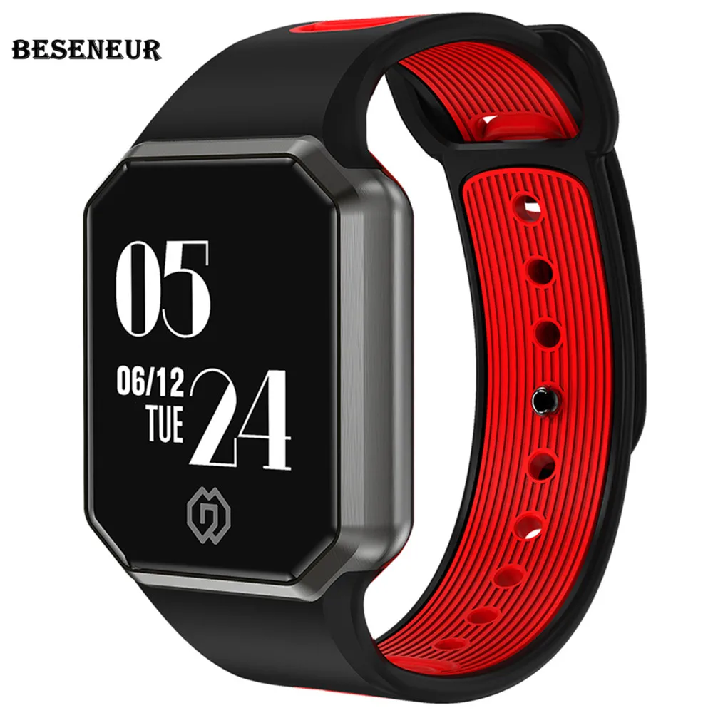 Beseneur QW11B умный Браслет IP67 Водонепроницаемый Спортивный фитнес трекер пульсометр