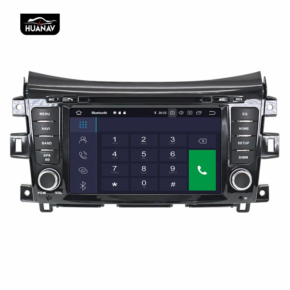 DSP Android 9 Автомобильный DVD плеер для Nissan Navara NP300 2014 + GPS навигация Авто Радио Стерео