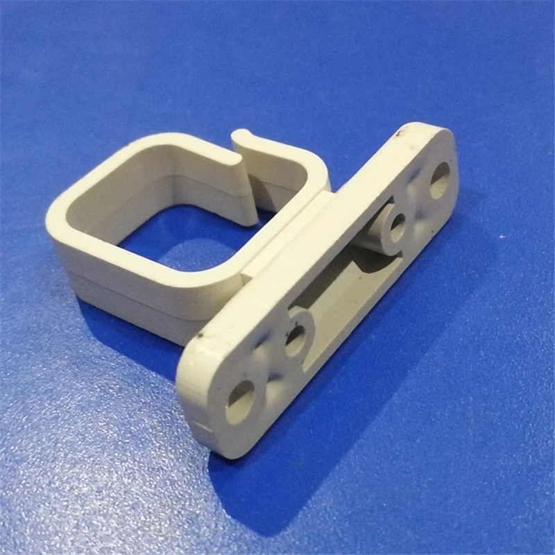 100PCS cable manager ring 2 holes square ABS plastic for distribution box cable management for network cabinet white 39*26*10mm
