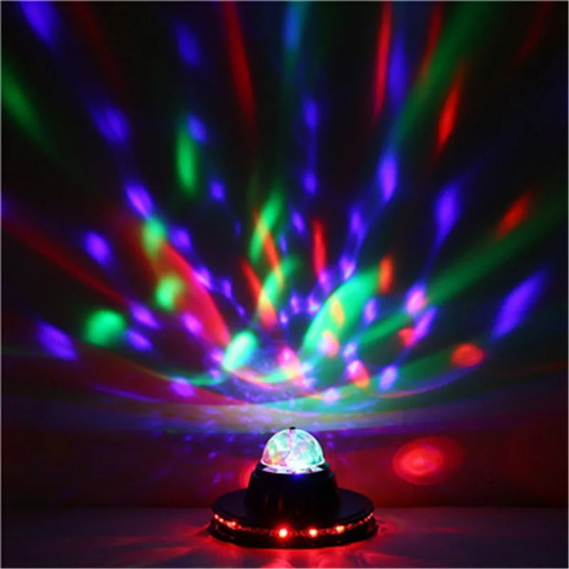 ZjRight мини светодиодная лампа Подсолнух RGB кристальная интеллектуальное Авто