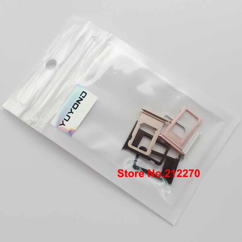 YUYOND 100 шт/партия оригинальные новые нано sim-карты лоток Слот держатель запасные части для Apple iPhone 7 Plus запасных частей