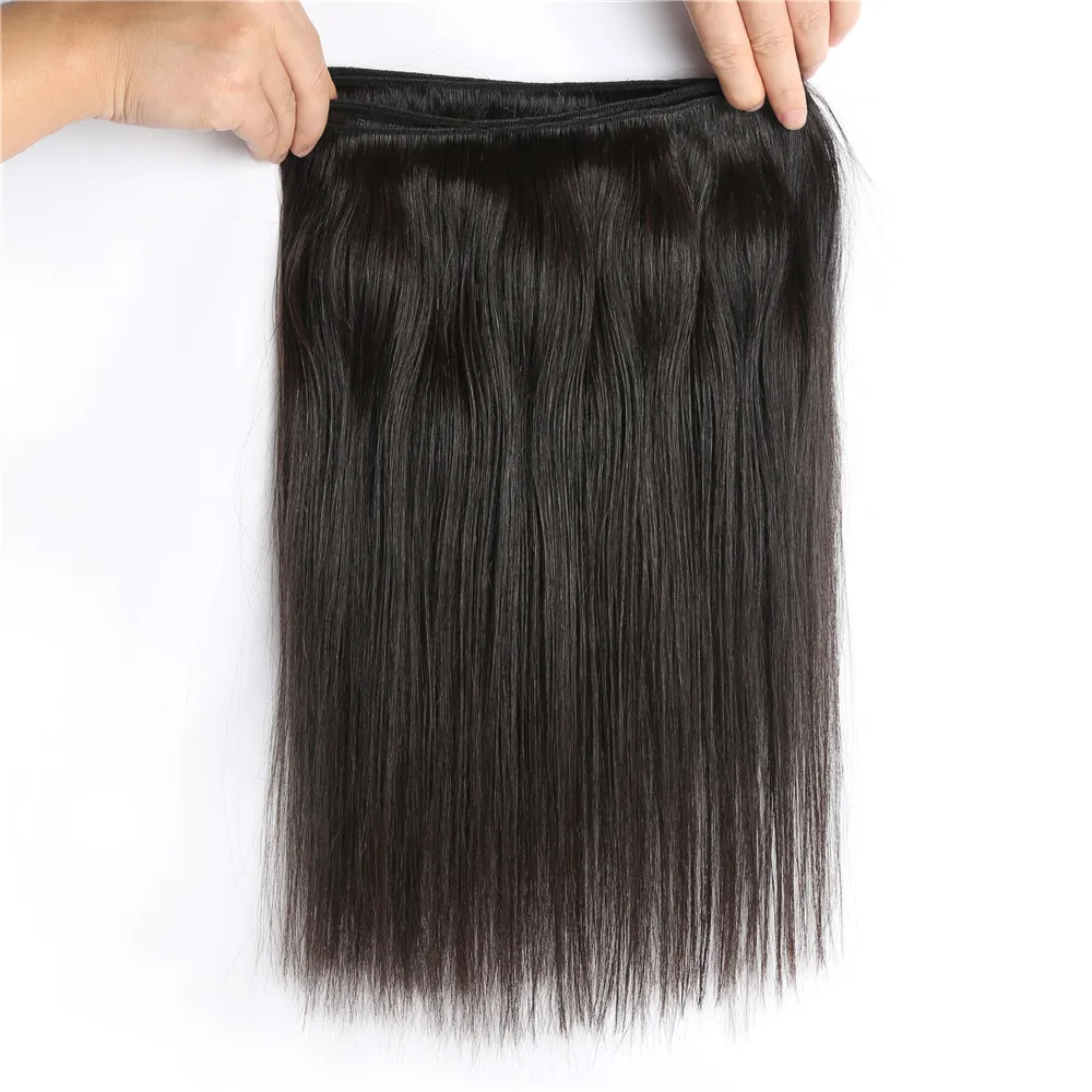 10A Высший сорт бразильские виргинские волосы прямые человеческие пучок s с