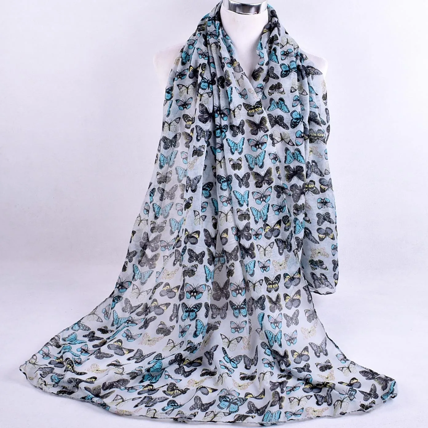 Женское шифоновое парео с запахом саронг платок на купальник Пляжное бикини