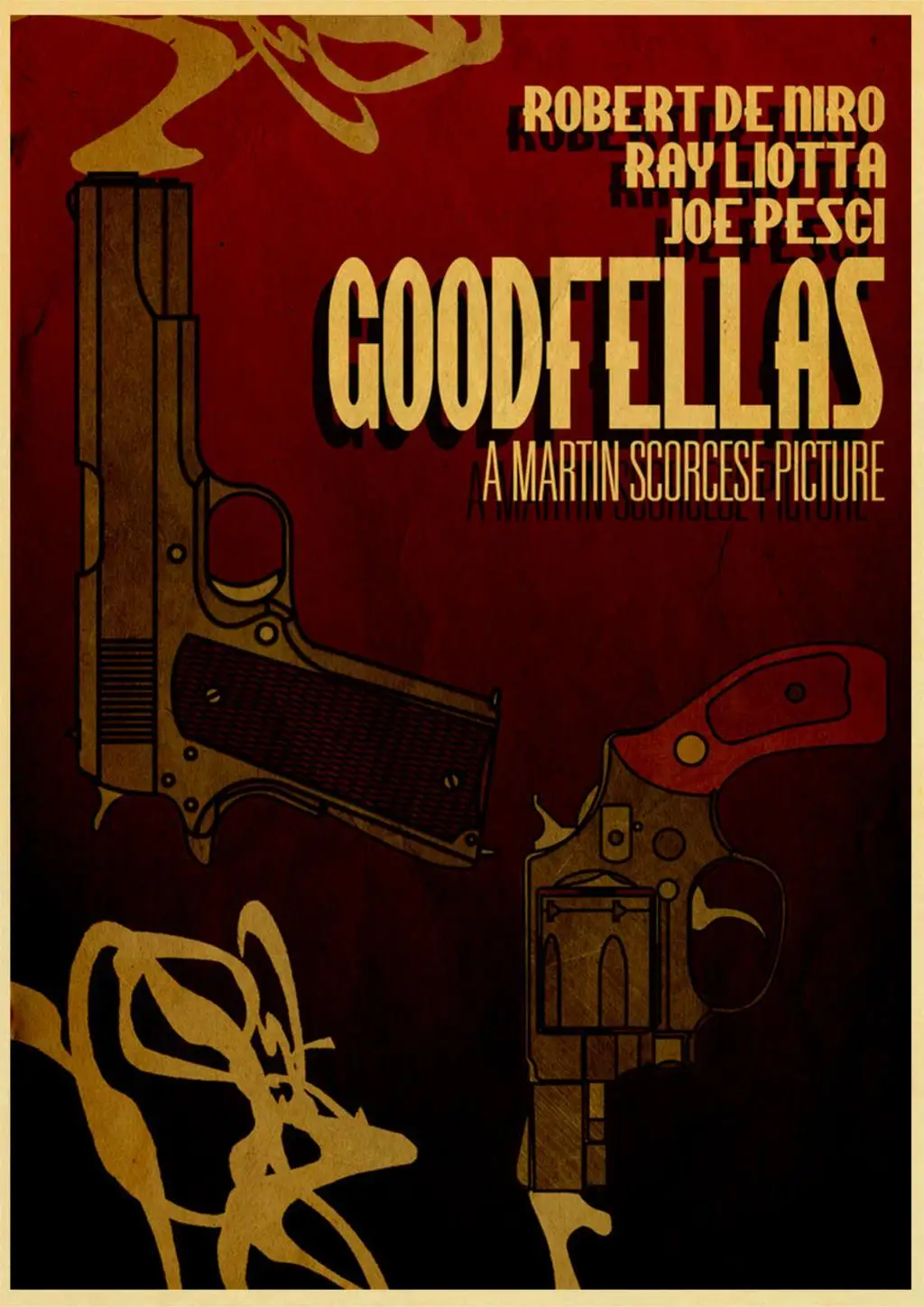 E107 Постер из фильма Goodfellas ретро постер печатает Высокое качество наклейки на стену для гостиной украшения дома - Цвет: E107