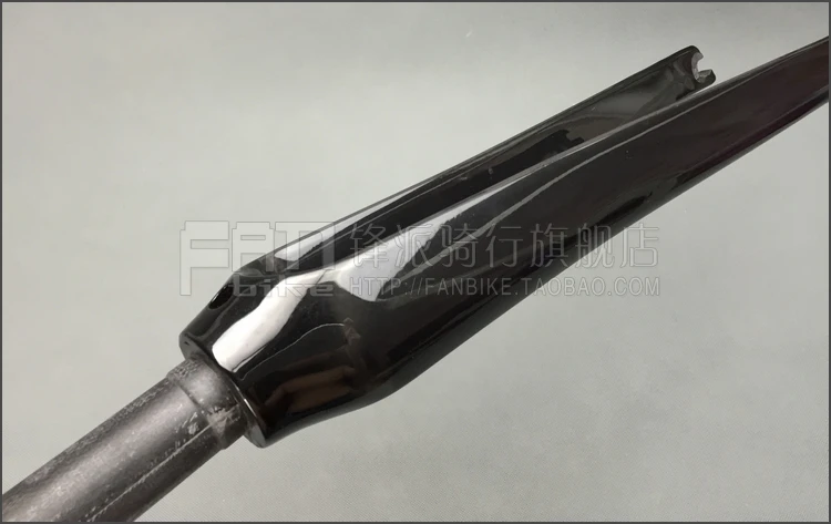 Велосипедная передняя вилка из углеродного волокна без логотипа 1/8 дюйма 28 6 мм