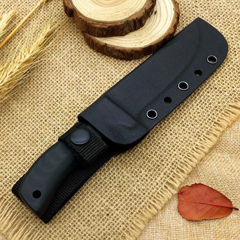 Лучший тактический нож navaja MAD DOG из нержавеющей стали DC53 с фиксированным лезвием, ножи для выживания, кемпинга, охоты, EDC G10, волоконная Ручка KYDEX, оболочка
