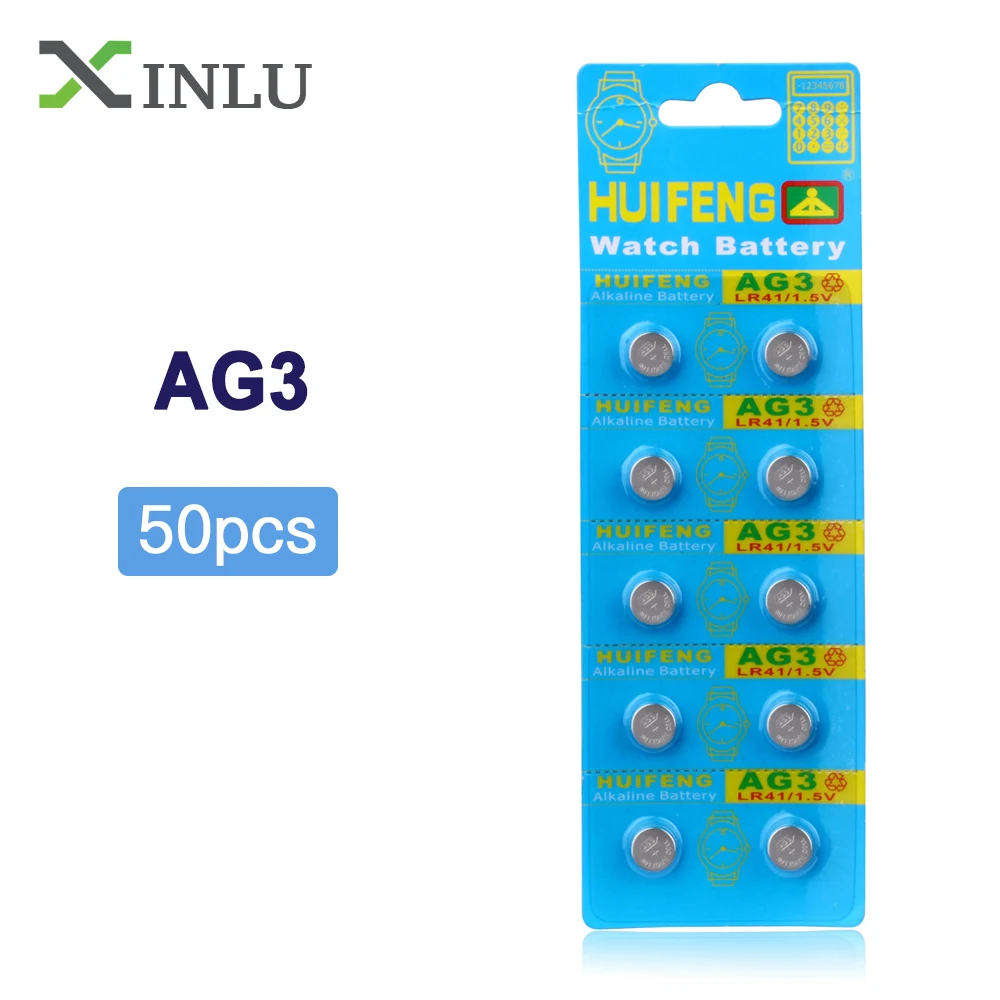 Оптовая продажа 1 партия = 5 упаковок 50 шт. AG3 392A L736 LR41 392 384 SR41SW CX41 192 Кнопочная