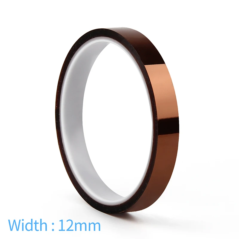 12mm WNB Натяжной канат длиной 25 м тепла устойчивая полиамидная лента односторонний самоклеящийся высокое Температура Термальность защиты изоляция Антистатическая пленка - Цвет: 12mm