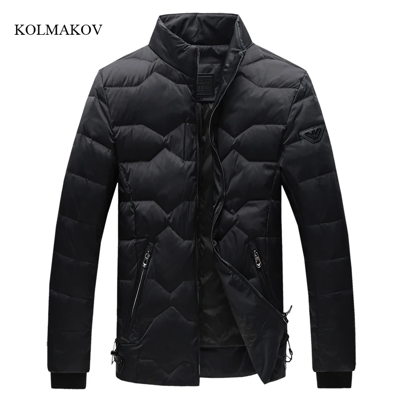 Новое поступление 2017 года зимний стиль Для мужчин куртка 90% Белые куртки пуховики