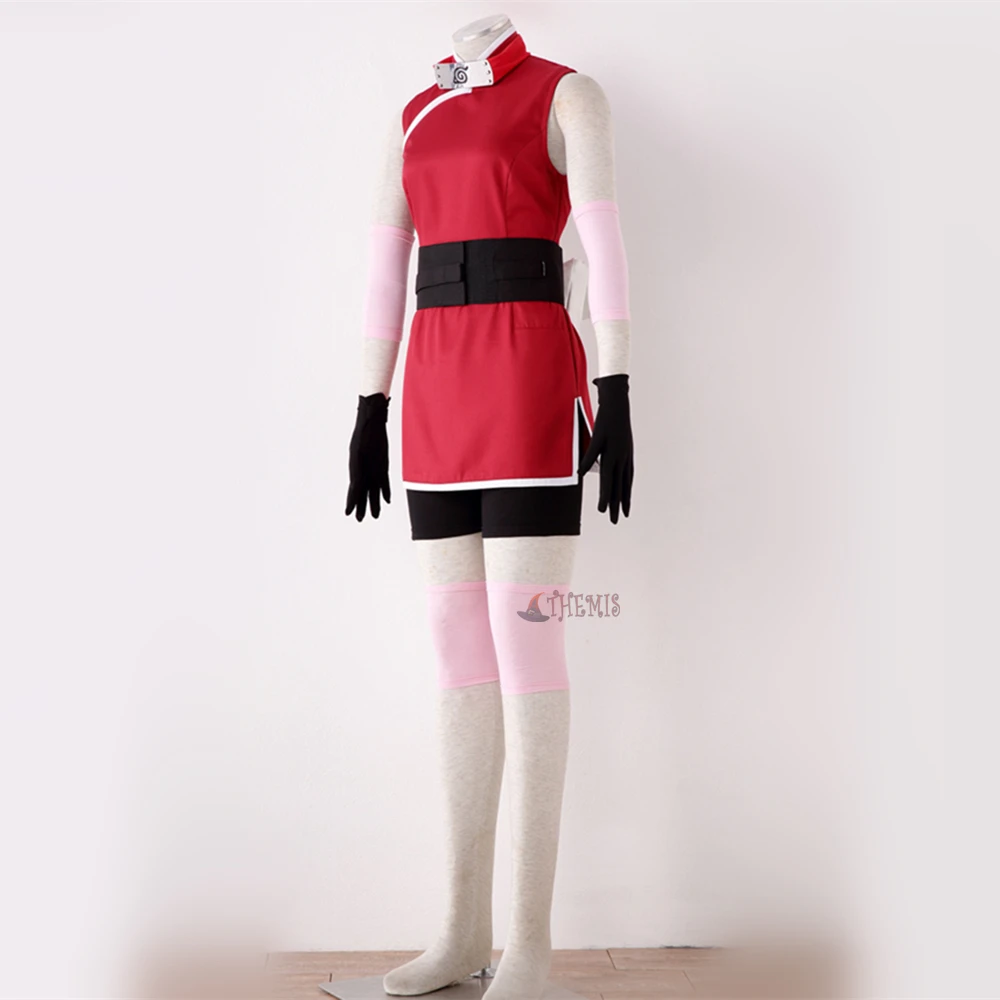 Athemis аниме Haruno Sakura Косплей Костюм на заказ Высокое качество|haruno sakura cosplay|sakura