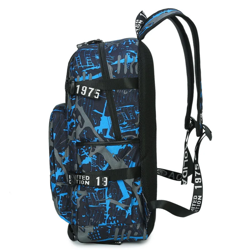 2019 New Fashion Men's Backpack Nylon Double Shoulder Boy Girls Travel School Bag Large Capacity Bags Fits for 15.6 Inch Laptop | Багаж и