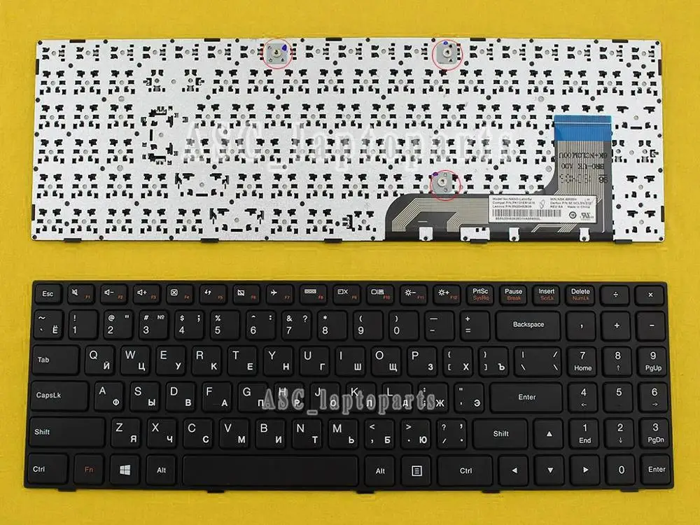 Новая русская клавиатура RU для Lenovo Ideapad 100 15 15IBY 15IB B50 10 PK131ER1A05 5N20h52634 9z. NCLSN.00R NANO NSK BR0SN