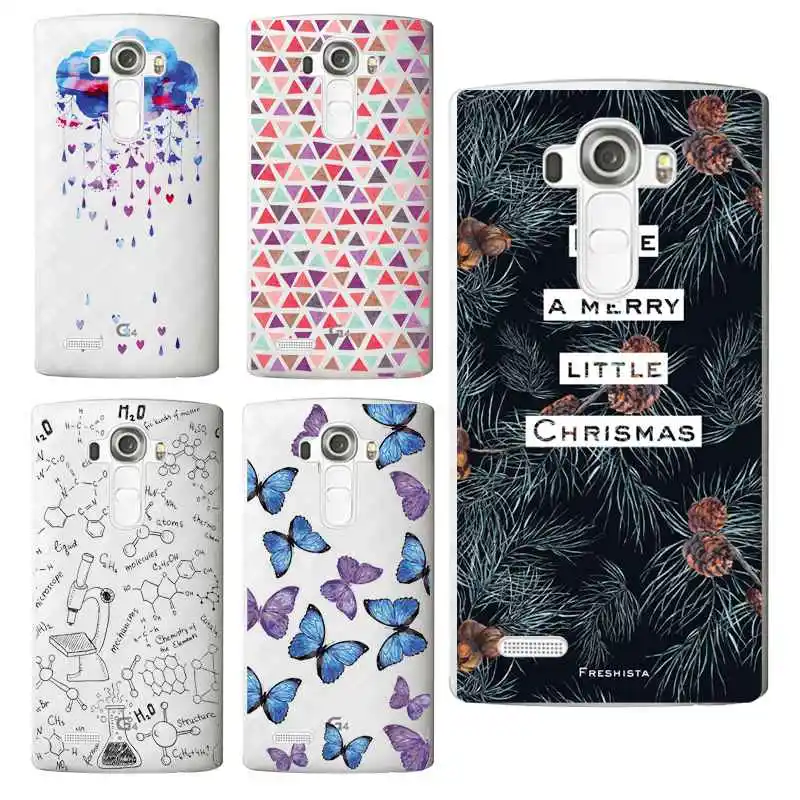 Мягкий прозрачный чехол из ТПУ с цветочным рисунком для LG G3 G4 G5 V10 K3 K4 K5 K8 K10 2017