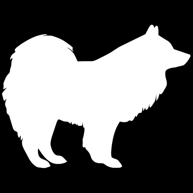 12 4*9 5 см Samoye Dog прекрасные наклейки для стайлинга автомобиля персональные