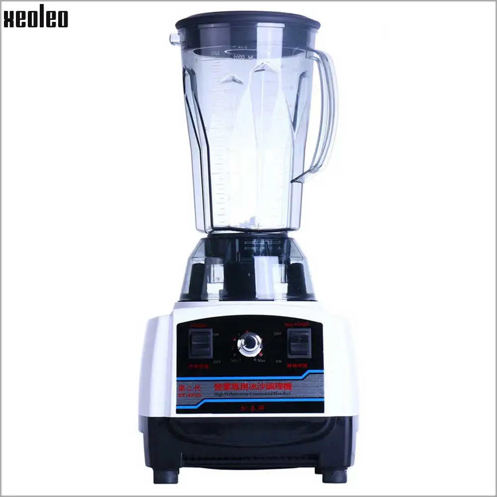 Xeoleo 2.5HP BPA бесплатно коммерческий блендер миксер 2л сверхмощный блендер 1900 Вт Мощный кухонный комбайн ледяной смузи бар блендер