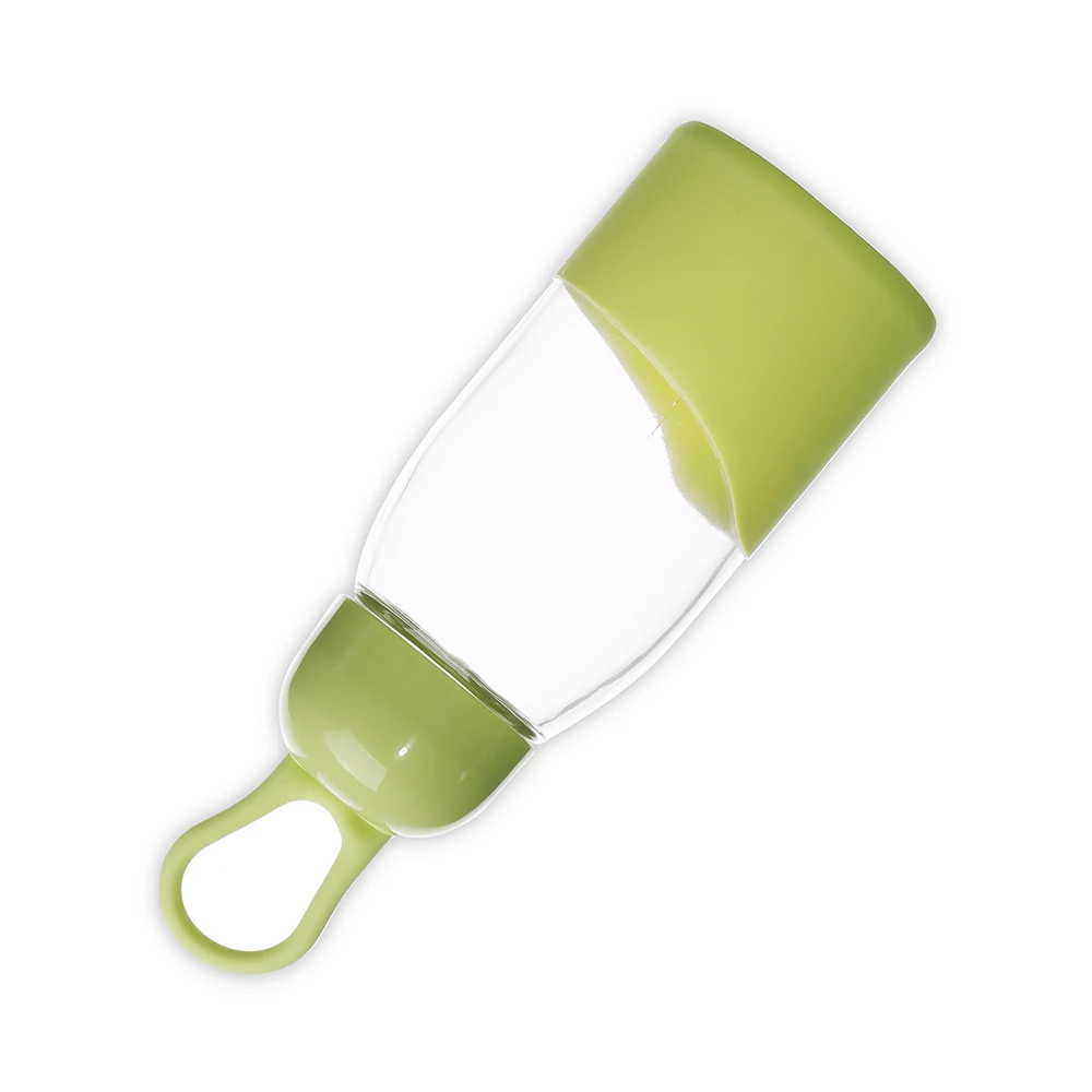 Переносная бутылка для путешествий. Новый дизайн из прозрачного стекла для питья воды и чая.