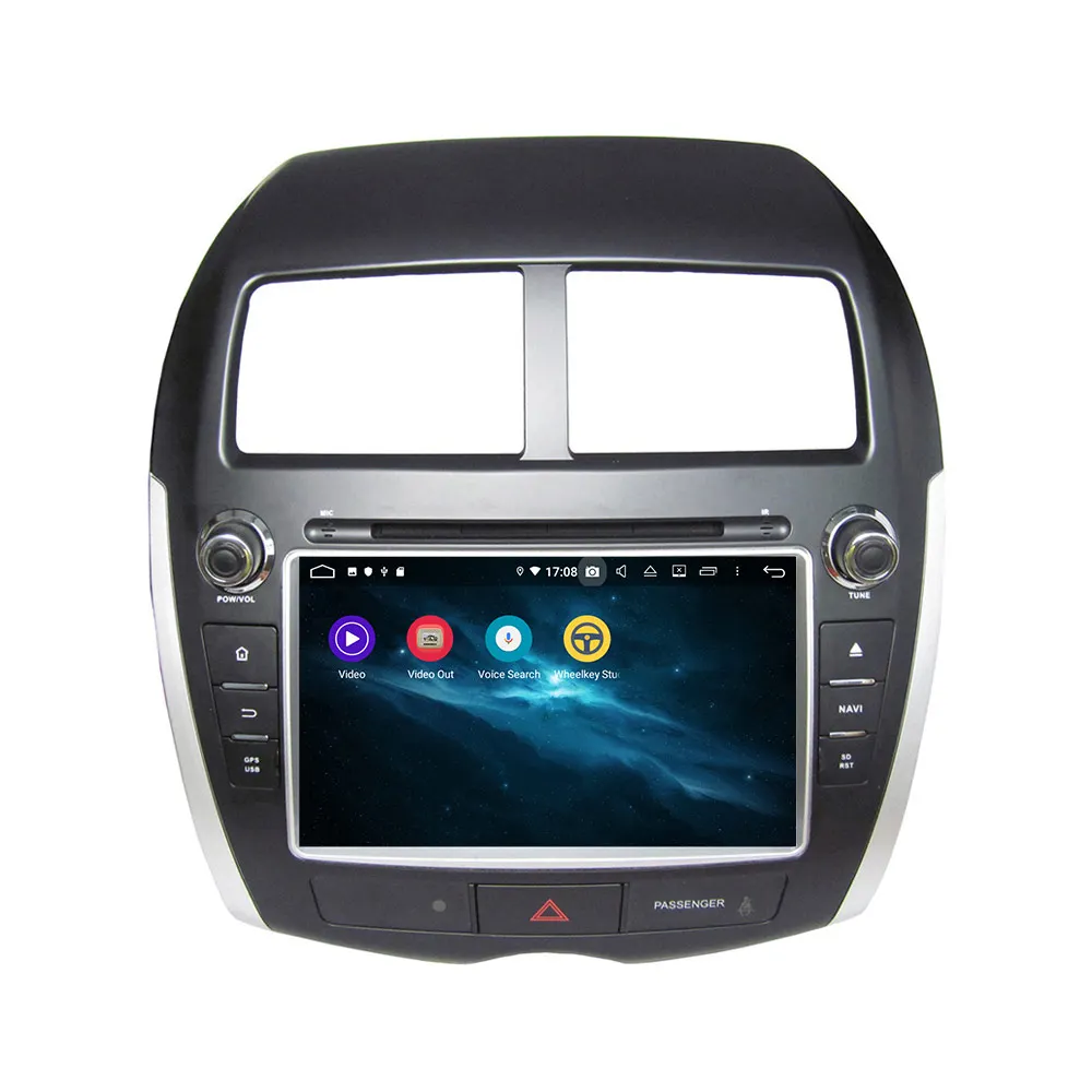 Автомобильный DVD-плеер 8 дюймов 2 Din Android 9 0 GPS-навигация для Mitsubishi ASX 2010-2012 радио