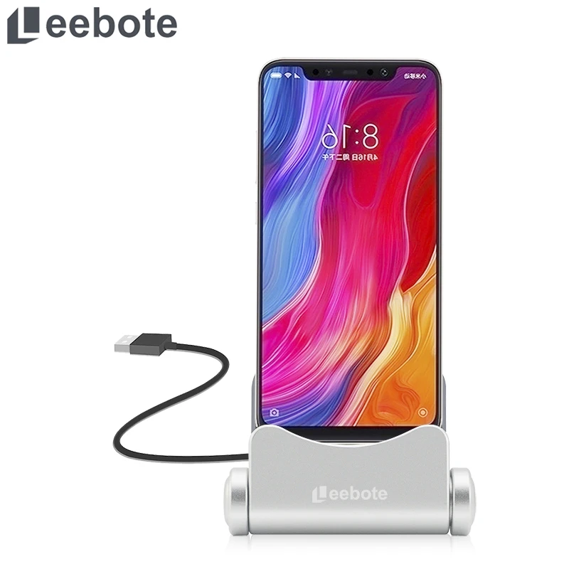 Зарядное устройство Leebote USB Type C вращающаяся док станция для Samsung Galaxy Huawei XiaoMi