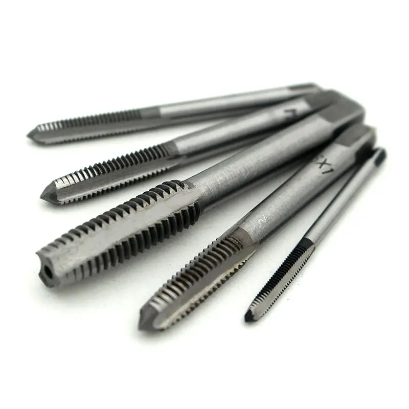 5 шт. HSS резьбовой кран сверло Метрическая штепсельная вилка ручной Tapper набор