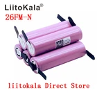 Новинка, 100% оригинальный аккумулятор Liitokala 18650 2600 мАч, стандартная литий-ионная аккумуляторная батарея 3,7 в + никелевый лист сделай сам