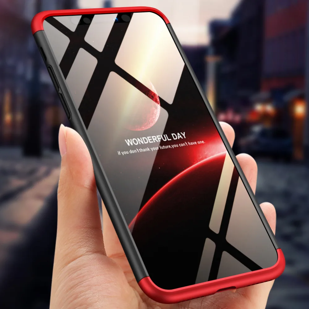 

For iphone XS Case 360 Degree Full Body Cover Case For iphone XS Hybrid Shockproof Case With Tempered Glass Film for iphone XS