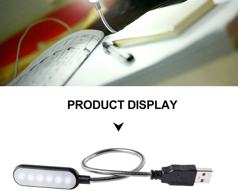 Мини USB светодиодный настольный светильник для прикроватных книг, светильник для чтения, для учебы, офиса, Рабочий стол, гибкий детский студенческий ночной Светильник