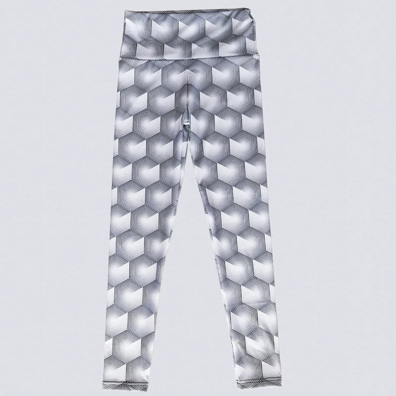 Модные спортивные штаны с высокой талией и цифровым принтом женская одежда для