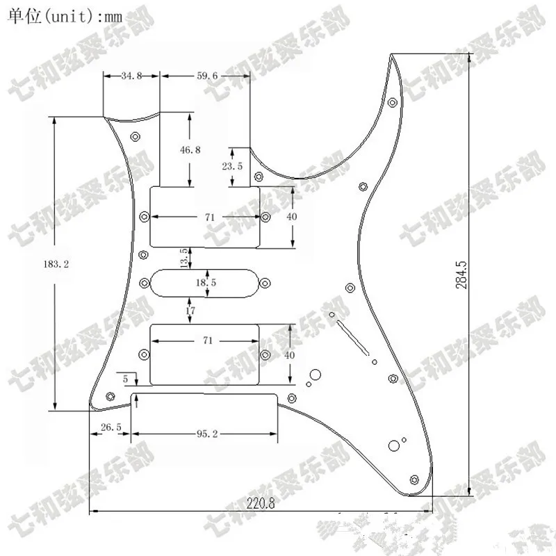 10 отверстий красная жемчужная Накладка для гитары царапин электрогитары