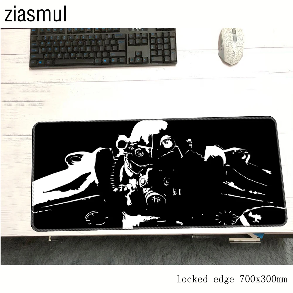 Коврик для мыши falloutd 700x300x3 мм коврики компьютерной с заблокированным краем
