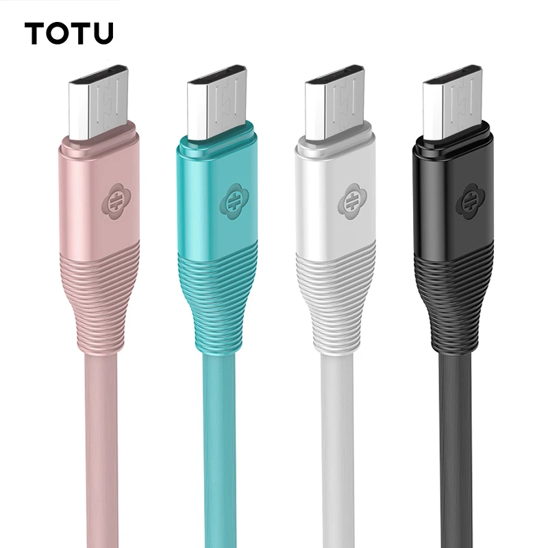 Кабель Micro USB TOTU для быстрой зарядки Microusb Samsung Xiaomi Redmi 4 Note 5 Android провод мобильного