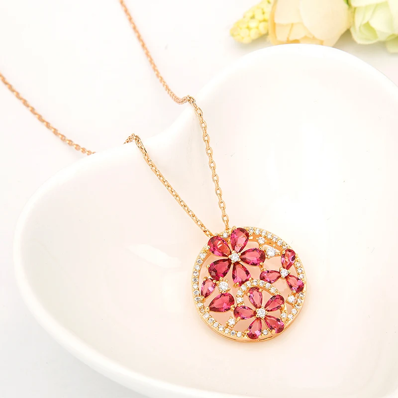 Новейшие высококачественные крошечные кубические циркониевые ожерелья Luoteemi