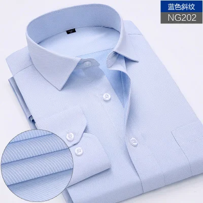picture color Большой размер 11XL 12XL 13XL 14XL Мужская рубашка с длинными рукавами и вертикальным отворотом, бизнес, бизнес, 13 цветов, профессиональная официальная рубашка - Цвет: picture color
