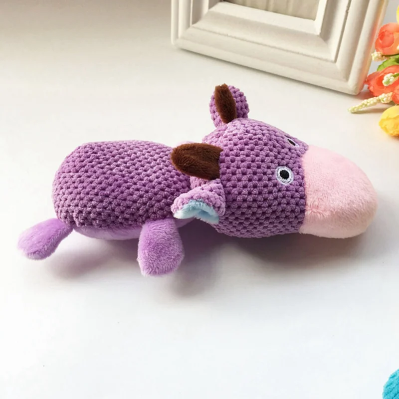 Популярная велюровая скрипучая жевательная игрушка в виде кукурузы для собак