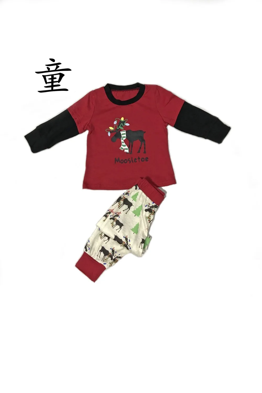 2018 новый семейный Рождественский пижамный комплект одинаковые комплекты для