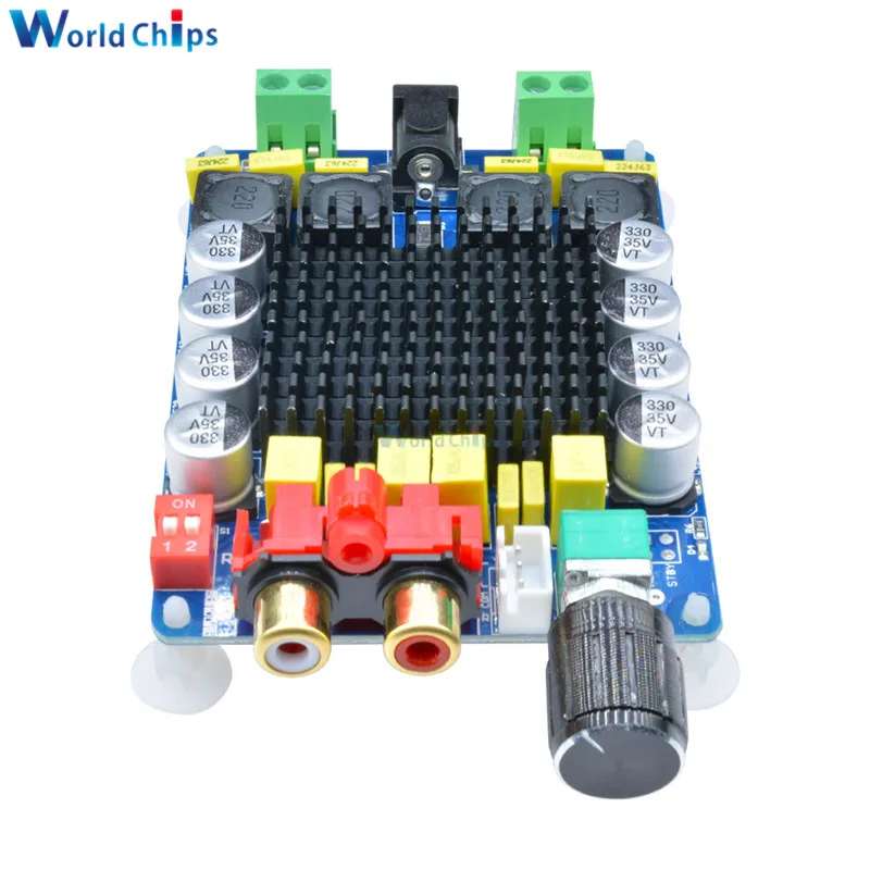 TDA7498 класс D 2X100 Вт двухканальный АУДИО стерео усилитель доска 2*100 Вт цифровой усилитель мощности плата модуль высокой мощности 15-34 в