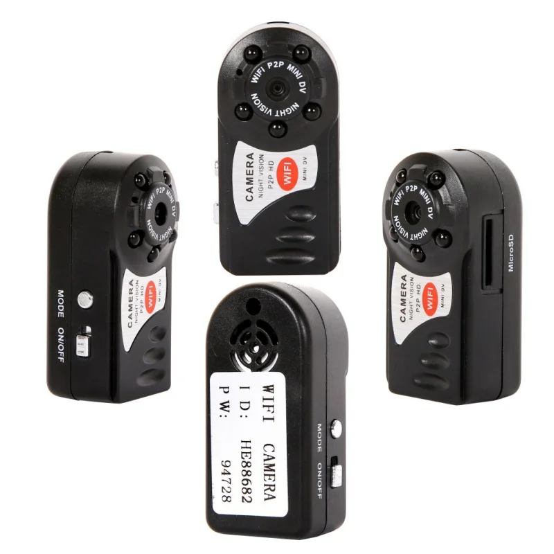 Новая мини Q7 камера 480P Wifi DV DVR беспроводная IP камера Фирменная Новинка Мини видеокамера рекордер инфракрасное ночное видение маленькая камера
